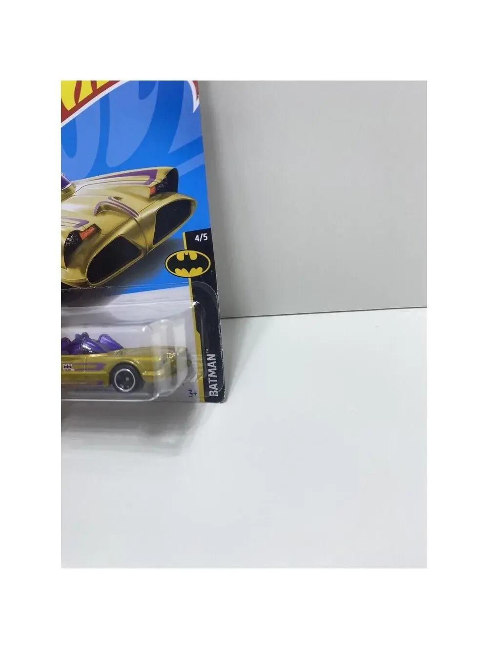 Hot Wheels TV Series Batmobile #4/5, Gold Colored, Collectible Hot Wheels, NWB